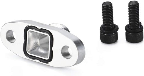 Billet 10AN Oil Drain Return Flange Adapter for T3 T4 Turbo Charger...