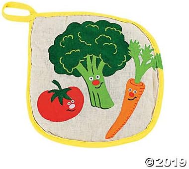 Do It Yourself Natural Canvas Pot Holders 12Pc - Crafts for Kids and Fun Home Activities...