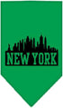 Mirage Pet Products New York Skyline Screen Print Bandana, Large, Bright Pink...