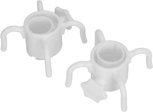 2pcs Sun Umbrella Hook, Beach Umbrella Hanging Hook 4 Prongs Plastic Umbrella Hook Hanging Plastic Beach Umbrella Hanging Hook Umbrella Hanger (Wh...