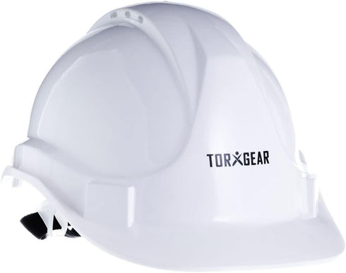 TorxGear Kids Durable White Hard Hat with Adjustable Straps - Construction Helmet for Ages 3 to 6 - Ideal for Any Little Builder...