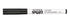 School Smart Dry Erase Pen Style Marker, Fine Tip, Black, Pack of 12 - BY1076-12BLACK...
