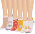 MUK LUKS Women's 6 Pack Pickleball Ankle Socks, Multi, OS...