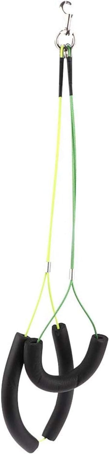 Pet Dog Grooming Loop,No Sit Haunch Holder Wash Choker with Loop Noose Double Noose Ropes Adjustable Loop Noose, Dog Grooming Leash for Dogs Cats,...