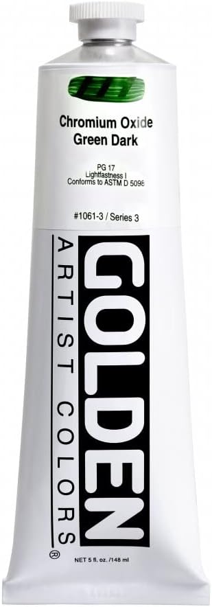 Golden Heavy Body Acrylic - Chromium Oxide Green Dark 5oz tube...