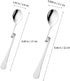 OSALADI 4pcs Espresso Spoon Stainless Steel Jam Honey Spoon Coffee Stir Spoon Milk Mixing Spoons Teaspoon Hanging Cup Dessert Tea Stirring Spoons ...