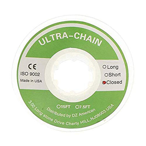 Angzhili 1 Pcs Transparent Dental Orthodontic Elastic Chain Power Chain for Brace Orthodontic Supply Power Chain Closed(Closed Size)...