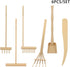 6pcs Mini Zen Garden Rake Tool,DIY Sand Zen Garden Tools for Office,Tasteful and Elegant Zen Garden Tools,Meditation Rock Sand Garden Accessories(...