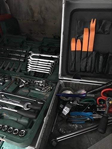 4Pcs Auto Door Clip Panel Trim Removal Tool Kits Thick Plastic Car Tools for Car Dash Radio Audio Installer Pry Tool with Paper Box...
