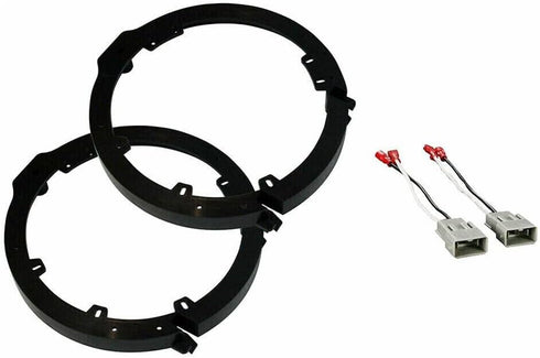 TEAMWILL 2 Pairs Car Speaker Adapter Board+Wiring Harness Connector for Honda-Civic 6.5"...