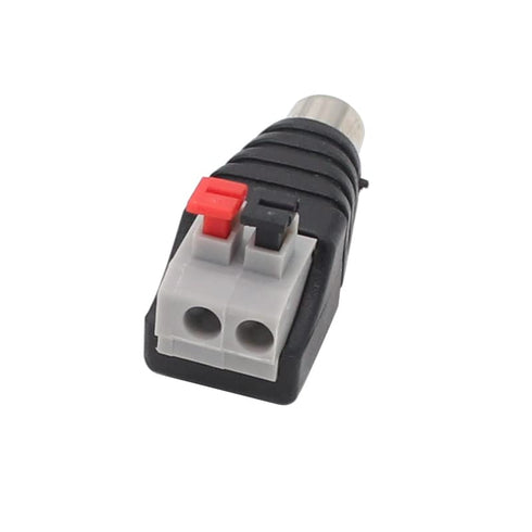Speaker Phono Wire Cable to Audio Male Female RCA Connector Adapter Plug Jack 10 Pack (5 Male and 5 Female)...