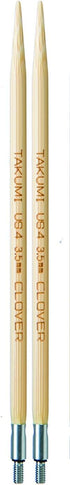 Clover Needlecraft Clover 3634 Needlecraft Takumi No.4 Bamboo Interchangeable Circular Knitting Needles...