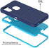 for Samsung Galaxy A11 Phone Case Cobalt Blue/Blue | HD Screen Protector, Heavy Duty, 3 Layer, Hybrid, Shock Proof, Protective, Rugged Bumper, PC ...
