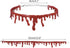 Halloween Vampire Choker Necklace Dripping Blood Chokers for Halloween Costumes Decorations for Women Girls Halloween Cosplay Party Favors...