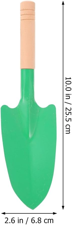 Kisangel 8pcs Wooden Handle Shovel Hand Shovel Garden Shovel Garden Spade Shovel Transplanter Trowel Potting Shovel Beach Sand Shovel Gardening Sh...