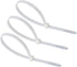 URBEST 100 Pcs Self Locking Wire Cable Zip, Tie Fasten Wrap 4 Inch Nylon Zip Tie (4 INCH, White)...