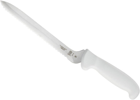 Mercer Culinary Ultimate White, 8 Inch Wavy Edge Offset Utility Knife...
