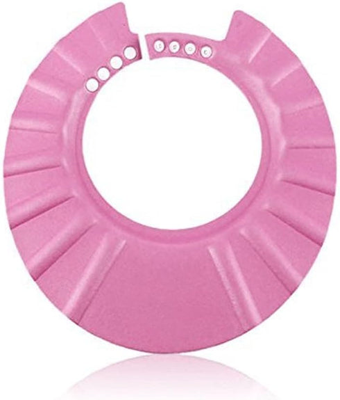 Baby Safe Shampoo Shower Bathing Protection Soft Shower Cap Hat Wash Hair Shield for Children Kids (Pink)...