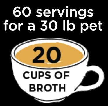 Nature's Diet Pet Bone Broth Protein Powder with Collagen, Chia Seed, Flax Seed & Omega 3 (Skin & Coat, 6 oz (60 Servings))...