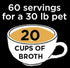 Nature's Diet Pet Bone Broth Protein Powder with Collagen, Chia Seed, Flax Seed & Omega 3 (Skin & Coat, 6 oz (60 Servings))...