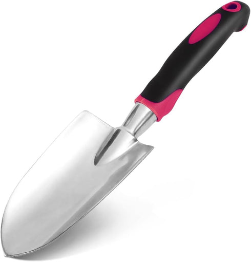 Garden Shovel - NEWGF Heavy-Duty Manganese Steel Super Garden Hand Trowels-Dig, Shovel and Plant -Black/Red...