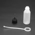 CTFRQC Precision Tip Applicator Bottle 15ml. 4 Needle Tip Squeeze Bottles for Acrylic Painting, DIY Quilling and Paper Craft, Black...