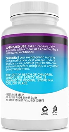 Alpha Lipoic Acid Supplement, Antioxidant and Energy Support, Non-GMO Pills for Overall Wellness, No Gluten and Soy, 600mg per Serving, 120 Vegan ...