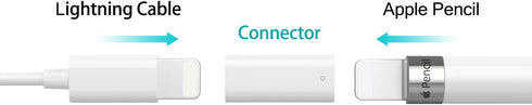 MoKo Charger Adapter Compatible with Apple Pencil 1st Generation, Female to Female Charging Connector for iPad Pen Apple Pencil 1st Gen Charger, (...