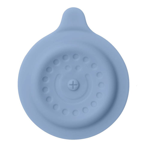 Ubbi Bathtub Drain Cover, Silicone Drain Stopper with Suction, Baby Bath Time Accessory, Cloudy Blue...
