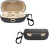 LEFXMOPHY Protective Case Cover Compatible with Jabra Elite 7 Pro Black Silicone Protective Protector Skin with Clip...