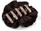 Expo International Oval Rhinestone Beaded Brooch Applique, Black/Silver...