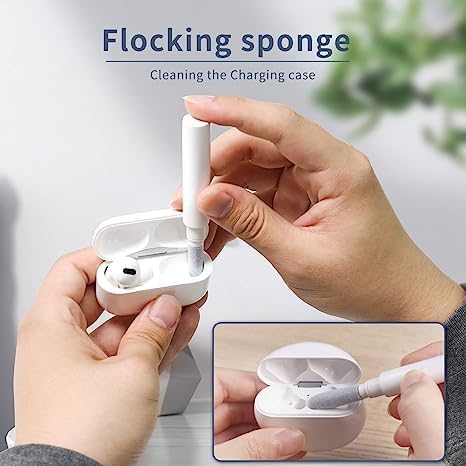 Cleaning Pen for Ear pods Headphone Earbud & Phone Multifunction Cleaner Kit Soft Brush for Bluetooth Earphones case Cleaning Tool(Pack of 1)...