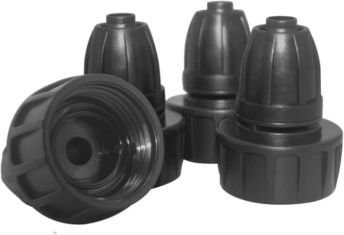 Hooshing 4PCS 3/8 Inch Drip Irrigation Tubing to Faucet Garden Hose Adapter 3/4" to 3/8" Irrigation Hose Adapter Reusable Connector Fittings for G...