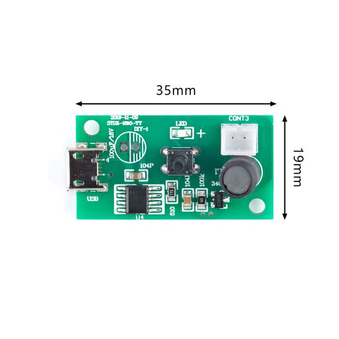 3Pcs USB Humidifier Module USB Spray Module Circuit Board Atomization Module 5V Atomization Plate Circuit Board Atomization Module Atomizer DIY In...