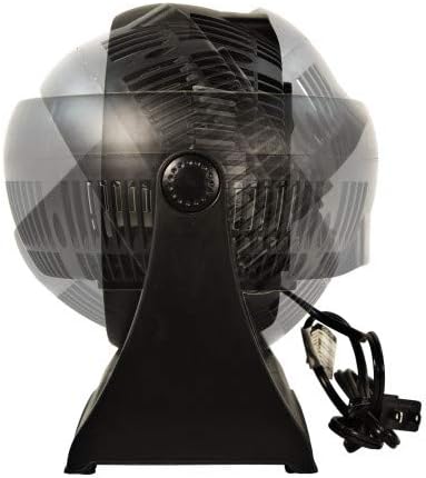 Comfort Zone Table Fan, 8 inch, 3 Speed, Personal Fan, Electric, Wall Mountable, 180 Degree Adjustable Tilt, Tabletop Fan, Desk Fan, Airflow 7.91 ...