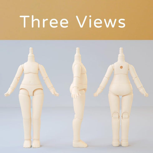 YMY OB11 Doll Body GSC BJD Doll Body Extended Size Joint Movable Doll Model Action Figure ?Super White-11cm-No Stand?...