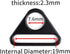 12Pcs 3/4" Triangle Buckle Adjuster D Ring for Strap purse bag hardware accessories...