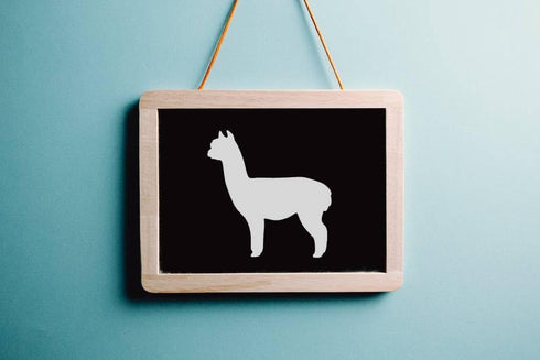 Alpaca Style Design Stencil, 4-Inch, Reusable Mylar Cutout for Sign Art, Crafts & DIY Projects...