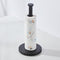 Weighted Paper Towel Holder Countertop Stainless Steel Napkin Holder for Large Roll Free Standing Paper Towel Roll Holder with Heavy Base Standing...