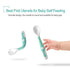 Baby Utensils Spoons with Travel Safe Case, Toddlers Feeding Training Spoon with Easy Grip and Bendable Function, Perfect Self Feeding Learning Sp...