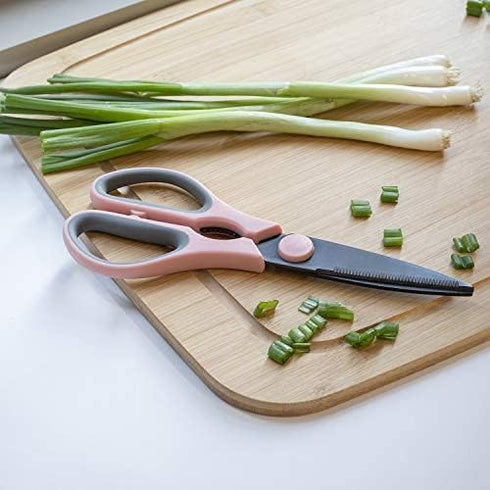 Country Kitchen Set of 2 Kitchen Scissors-Stainless Steel Kitchen Shears, Cooking Scissors for Cutting Meat, Chicken, Herbs and Produce with Blade...