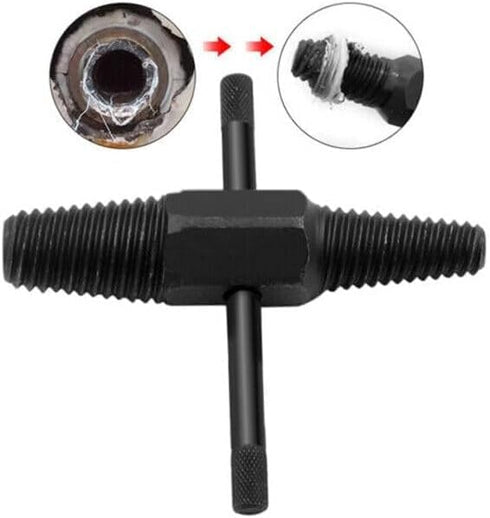 Dual-Use Broken Screw Extractor for 1/2 Inch and 3/4 Inch Pipes, Valves, and Faucets - Double Head Design for Effortless Removal of Stubborn Bolts...