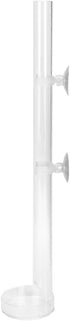Shrimp Feeding Tube and Dish, Acrylic Transparent Aquarium Feeder Shrimp Feeder Tube Tray with Suction Cups Tube Feeding Dish Tray for Fish Tank A...