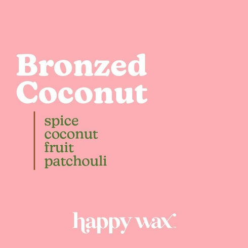 Happy Wax Summer Scented Soy Wax Melts (8oz Pouch) (Bronzed Coconut)...