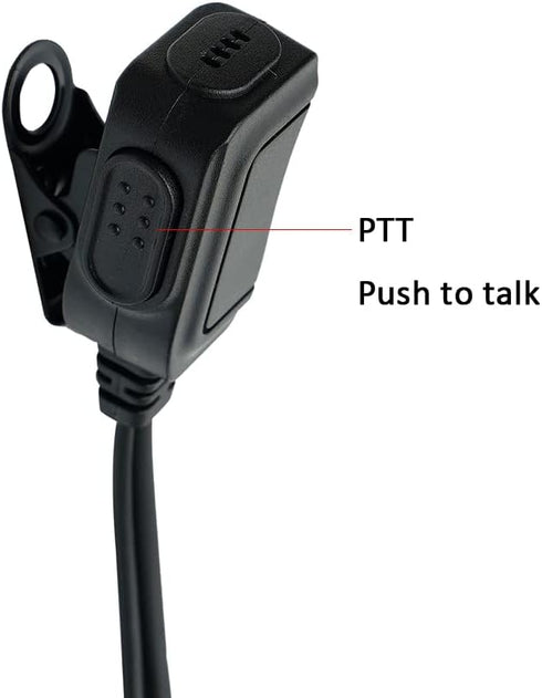 G Shape Earpiece, Walkie Talkie Headset with PTT Mic Compatible with Motorola Talkabout MH230R MR350R T200 T200TP T260 T260TP T460 T600 MT350R 2 W...