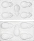Silicone Mold Dessert Silicone Cake Mold For Baking Fondant Mould Fruit Shape Sugar Candy Jelly Bakeware Chocolates Mould (Pineapple G_11.68x6.84x...