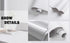 Dimoon 118"x15.7" Skin Wallpaper Thicken White Peel and Stick Wallpaper Removable Wallpaper Waterproof Solid Contact Paper Pure White Wall Paper S...