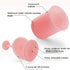 White Foam Cup Whip Bubble Maker Home Travel Face Washing Facial Cleanser Foaming Cup Skin Care Foam Maker Portable Cleanser Foam Maker Facial Cle...