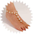 Boho Pearl Barefoot Sandals Ankle Gold Pearl Toe Ring Anklet Summer Beach Chain Bracelet Foot Ankle Chain Jewelry for Women...