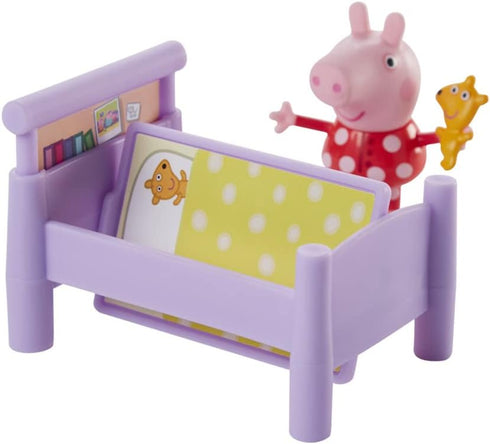 Peppa Pig Peppa's Adventures Bedtime with Peppa Accessory Set Preschool Toy, Figure and 5 Accessories, for Ages 3 and up...